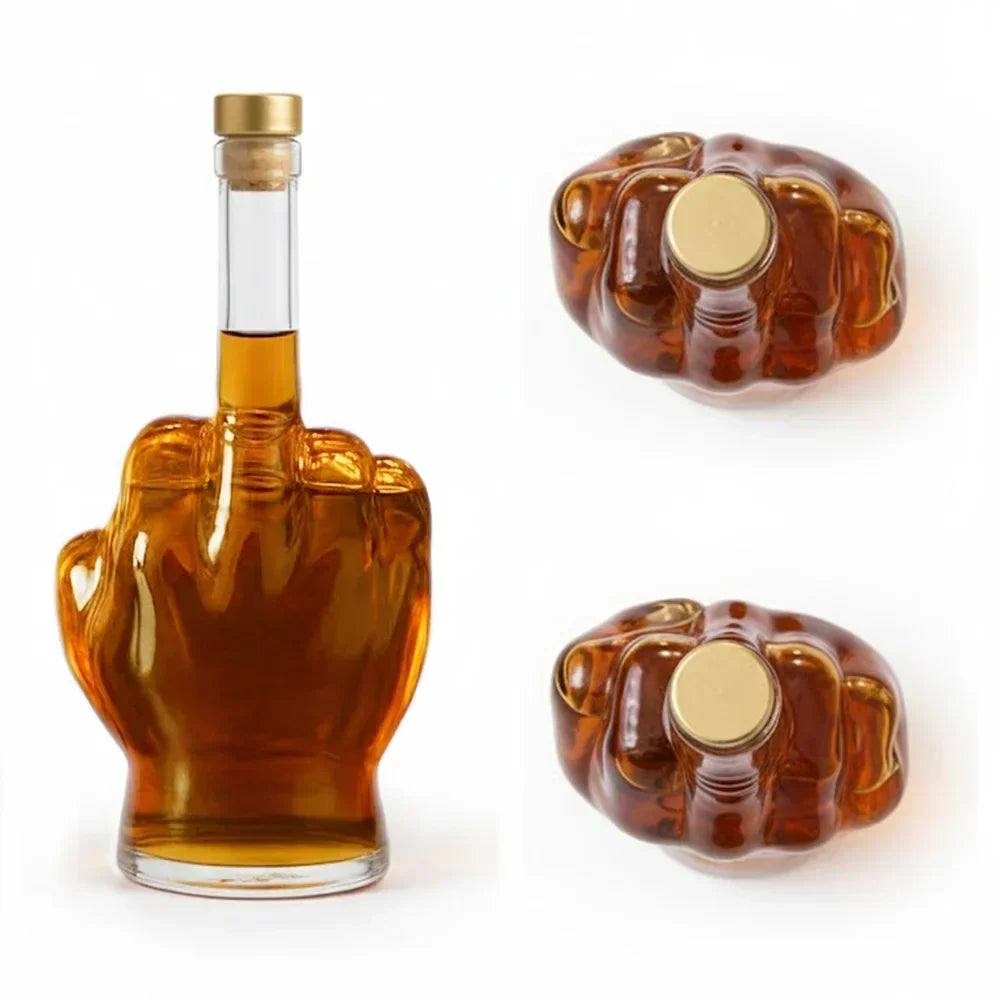 Decanter de Whisky Exclusivo 'Dedo do Meio'