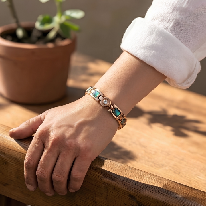 Ana Zagreb Pulseira de Cobre Elegante