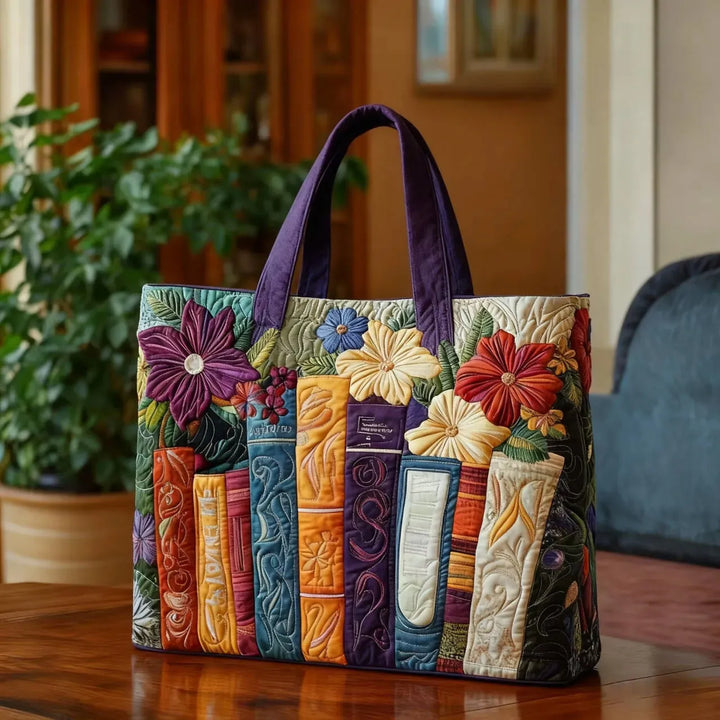 Bolsa de Lona Estampada - Ideal para Apaixonados por Livros