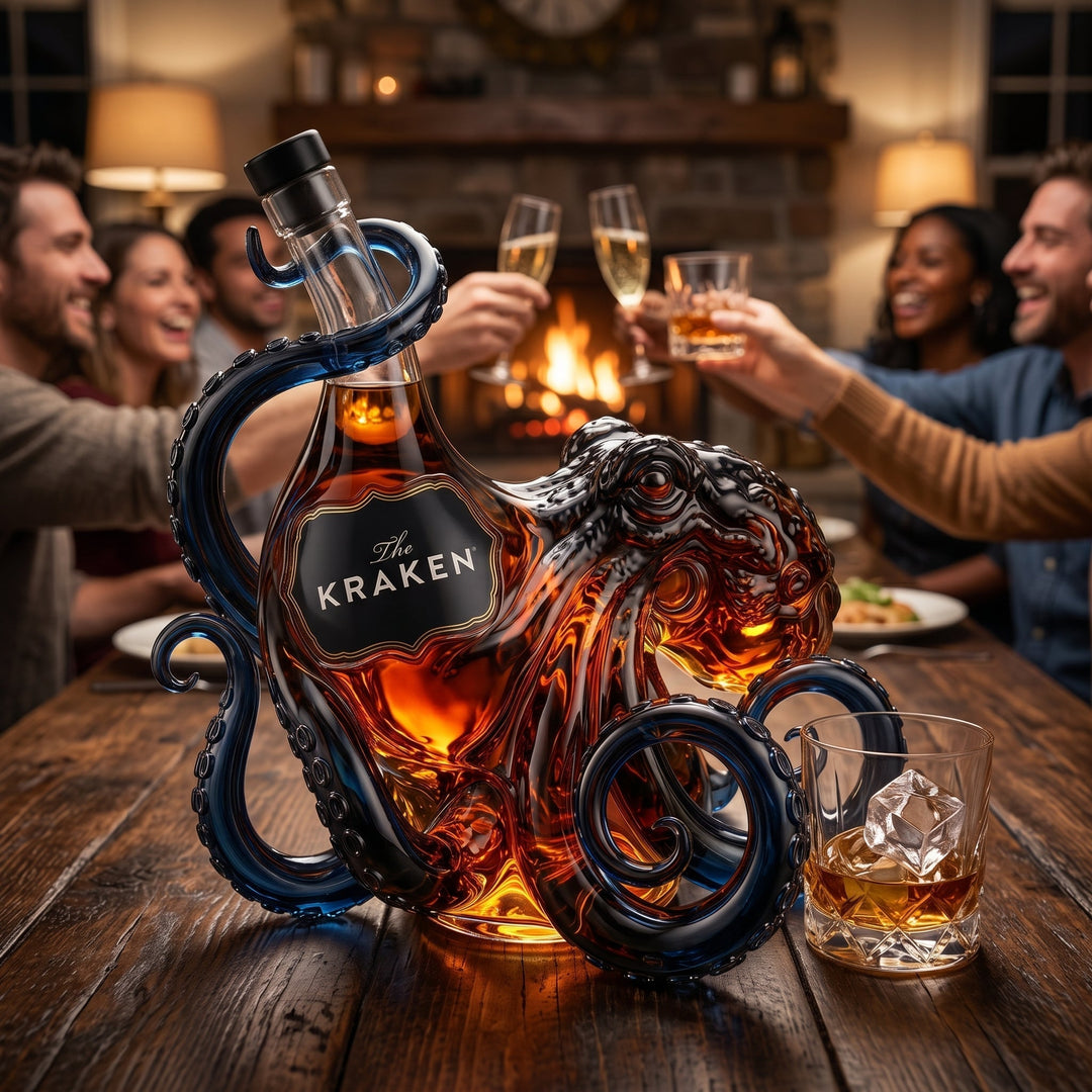 "Decantador de Whisky Kraken" can be rewritten as "Decantador de Whisky Kraken - Elegancia en Cada Sorbo".
