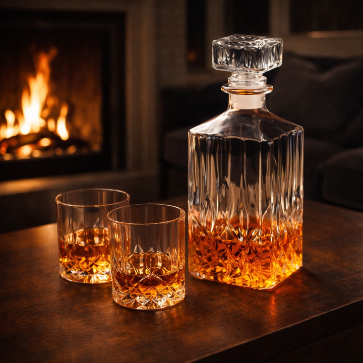 Conjunto de Whisky - Garrafa e Copos
