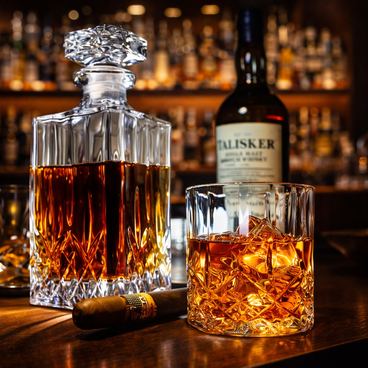 Conjunto de Whisky - Garrafa e Copos