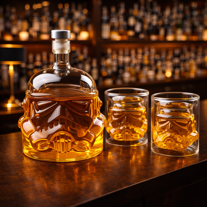 Conjunto de Whisky - Garrafa e Copos