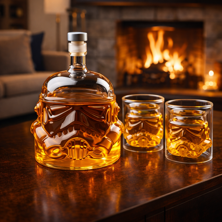 Conjunto de Whisky - Garrafa e Copos