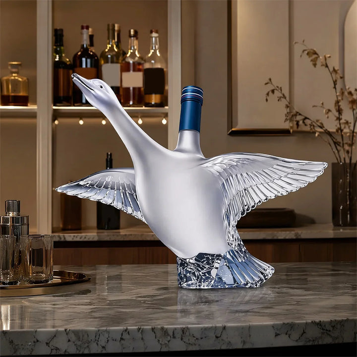 Decanter de Whisky em Design de Ganso Voador