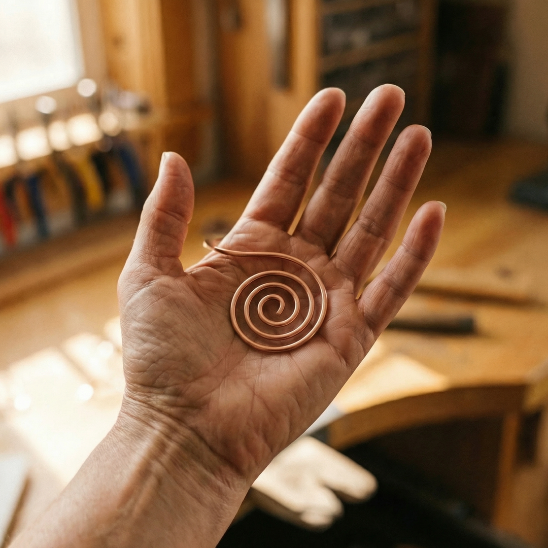 Espiral de Cobre Ana Zagreb - Pulseira
