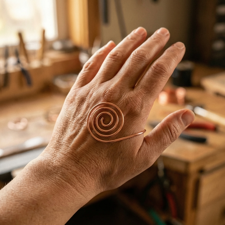 Espiral de Cobre Ana Zagreb - Pulseira