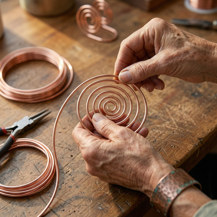 Espiral de Cobre Ana Zagreb - Pulseira