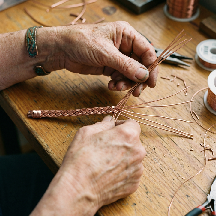 Coleção Ana Zagreb: Pulseira de Tornozelo em Cobre