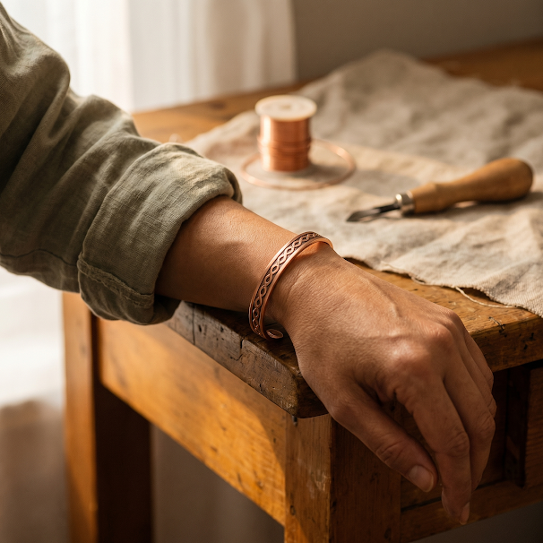 Ana Zagreb Pulseira de Cobre Flexível