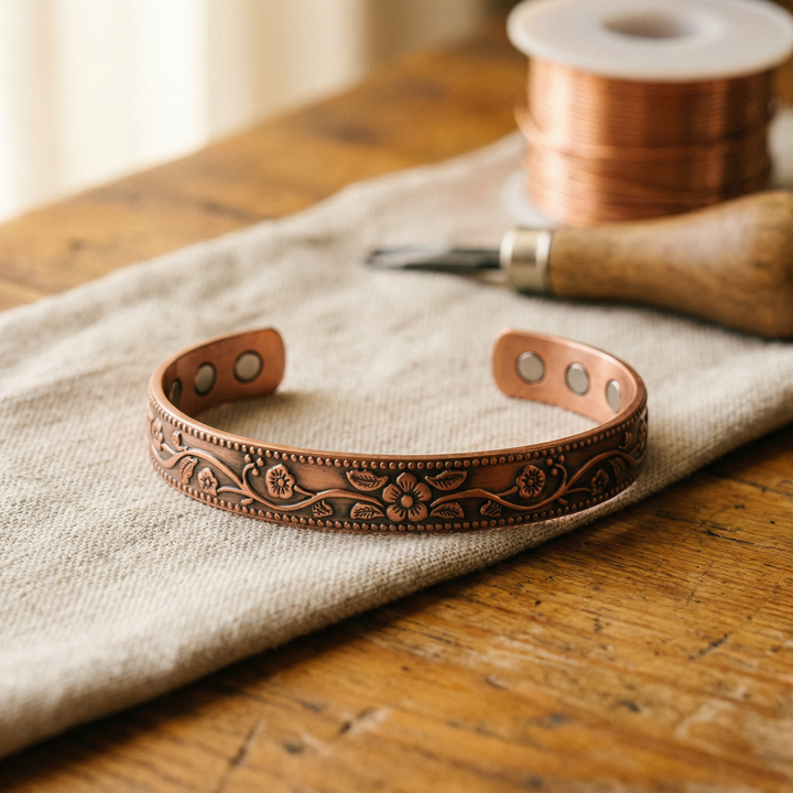 Ana Zagreb Pulseira de Cobre Elegante