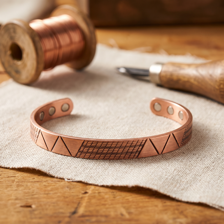 Ana Zagreb Crest Bronze Bracelet