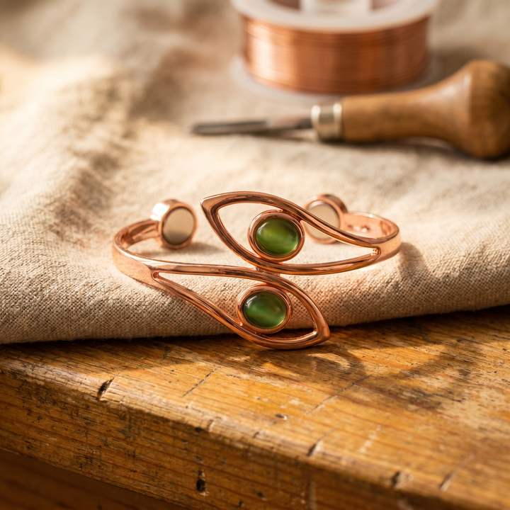 Ana Zagreb Pulseira de Cobre com Opala