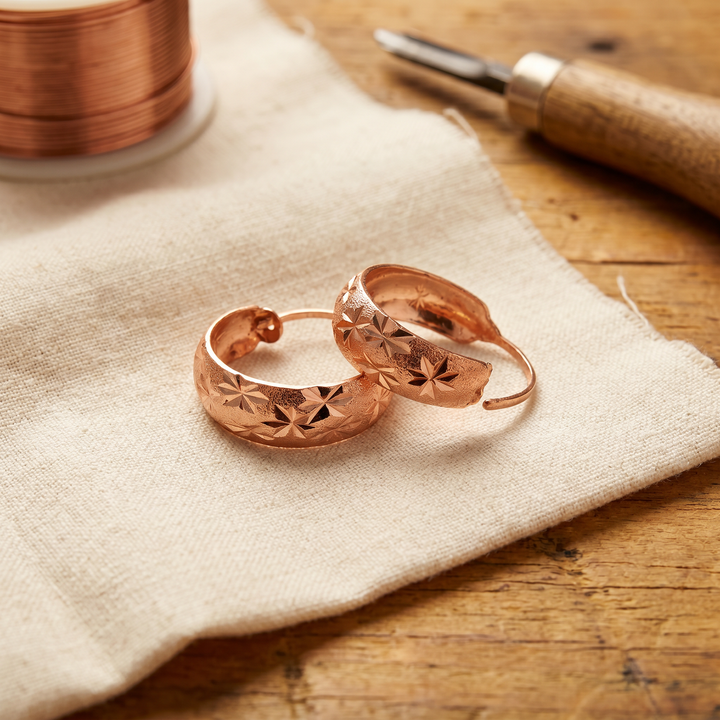 Ana Zagreb Rosa Copper Earrings