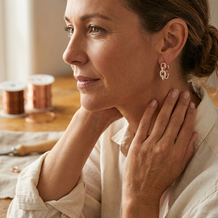 Ana Zagreb Copper Earrings