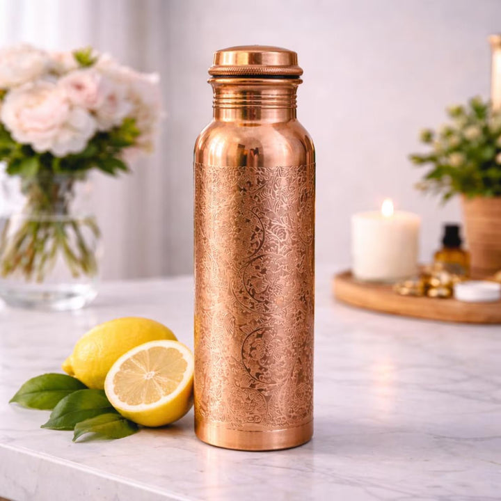 Ana Zagreb 32oz Garrafa de Água em Cobre Personalizada