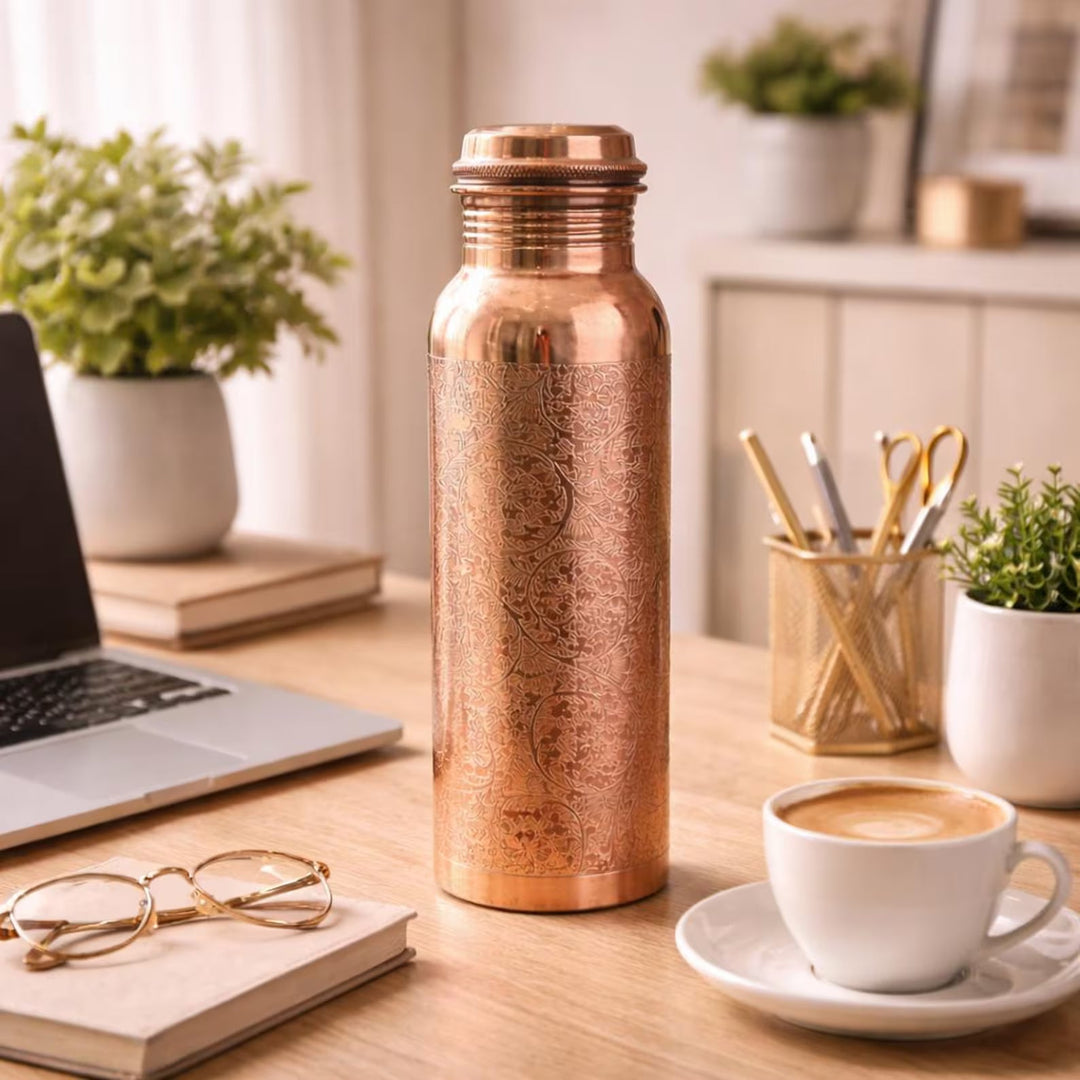 Ana Zagreb 32oz Garrafa de Água em Cobre Personalizada