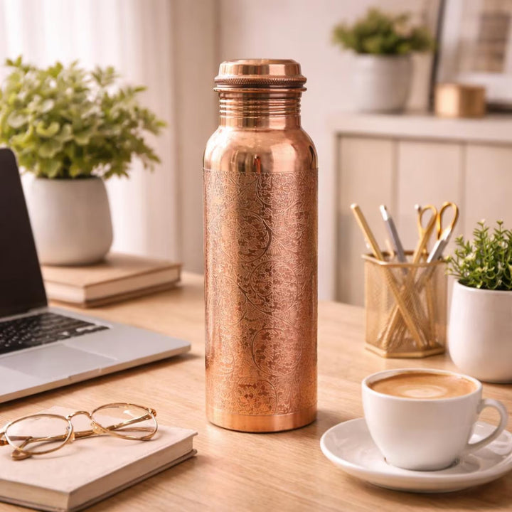 Ana Zagreb 32oz Garrafa de Água em Cobre Personalizada
