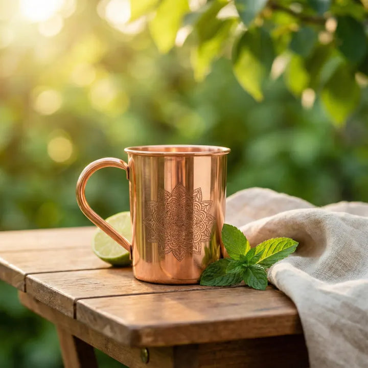 Ana Zagreb 16oz Mandala Copper Mug